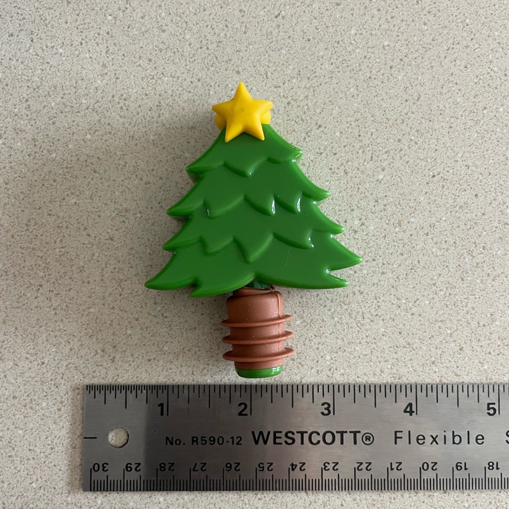 Christmas Tree Wine Bottle Topper
